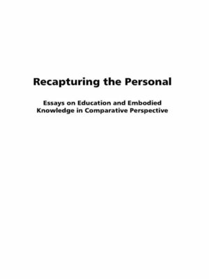 cover image of Recapturing the Personal